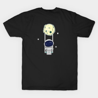 Astronaut and moon T-Shirt